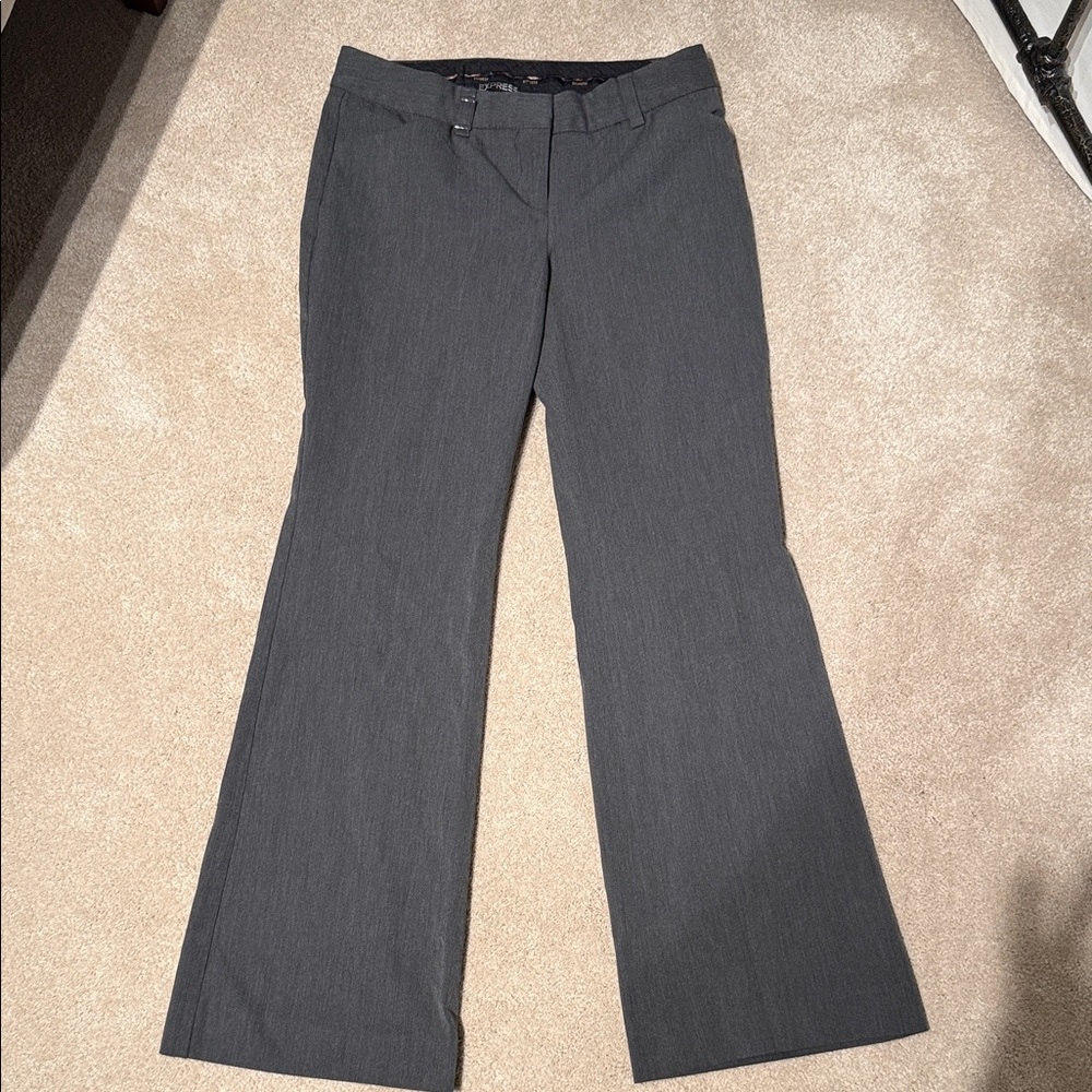 Express Charcoal Wide Leg Women's Pants
